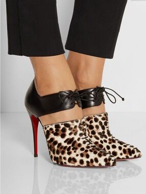 Christian Louboutin Corsita 120 Pony Leopard Pumps EU 41.5 NIB